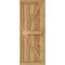 Ekena Millwork Framed Board-n-Batten Shutters w/Z-Bar, Rough Sawn Western Red Cedar, 16 1/8W x 41H, PR RBF06Z16X041RWR - alternate 5